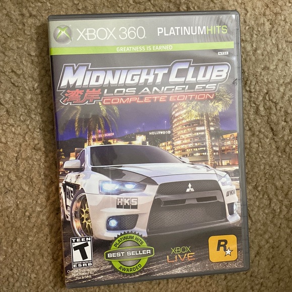 Microsoft Other - Midnight Club Los Angeles Complete Edition Xbox 360 Platinum Hits Video Game 🎮